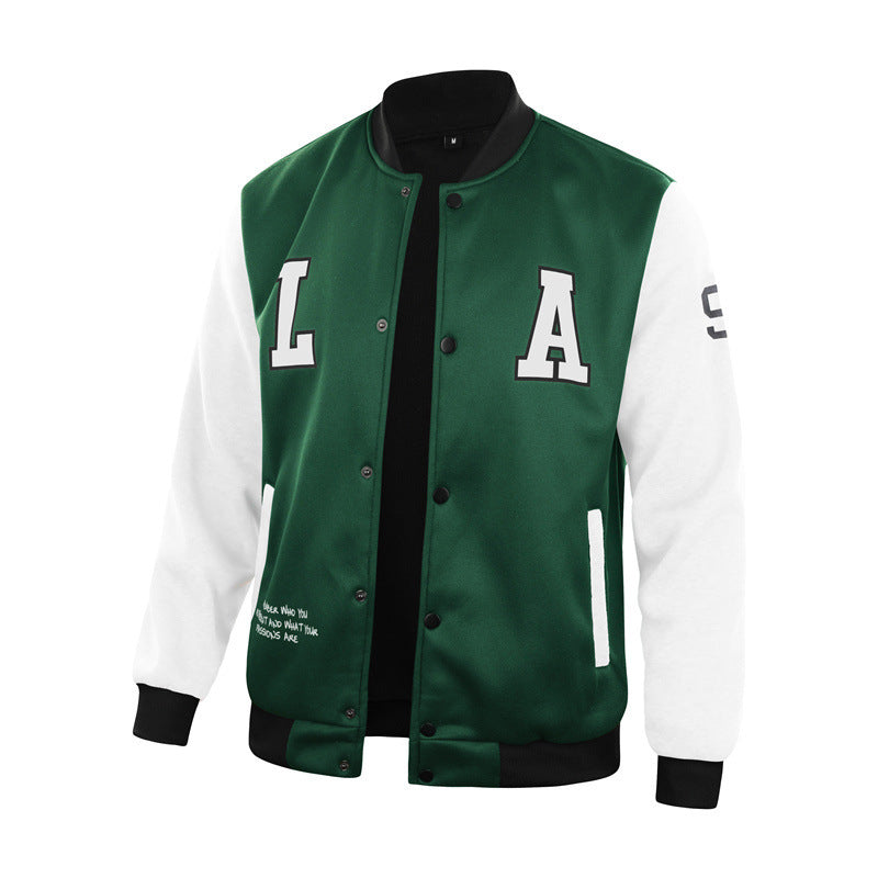 Varsity Letterman Jacket - Side View