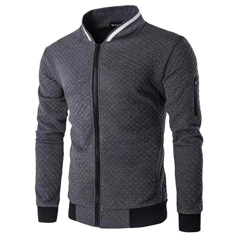 Quilted Bomber Jacket Back View
