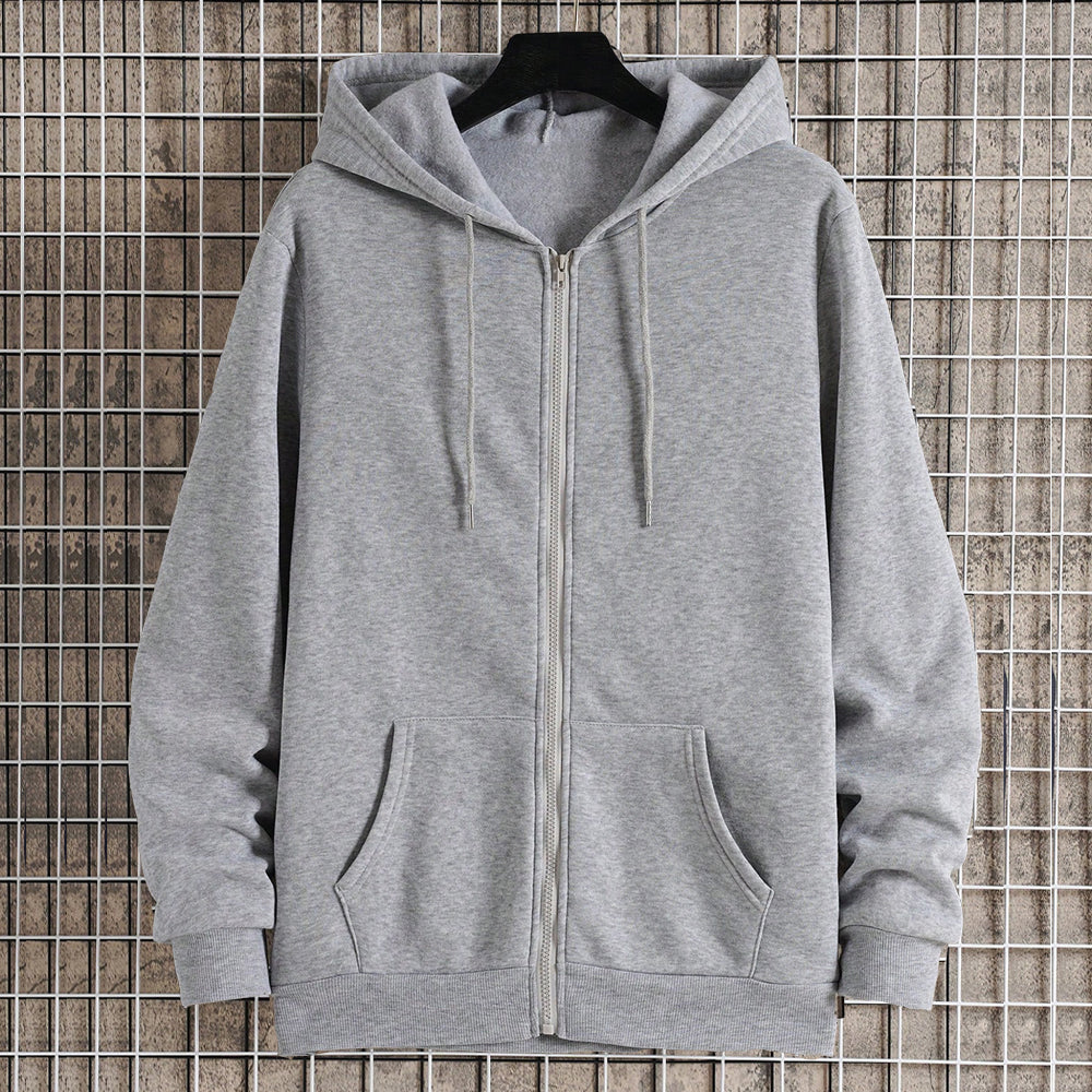 Classic Zip-Up Hoodie Back View