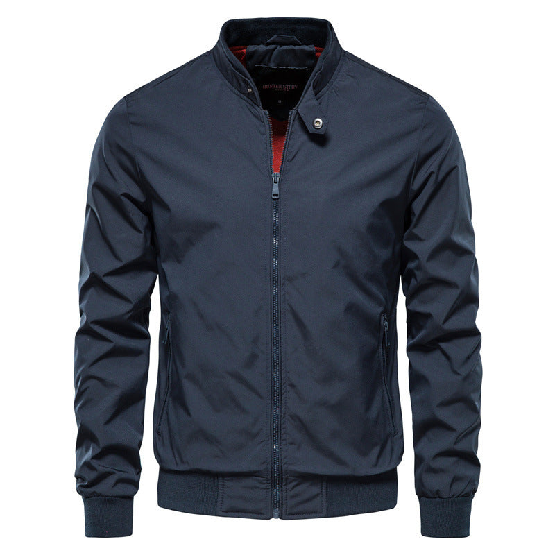 Men's Classic Bomber Jacket Back View